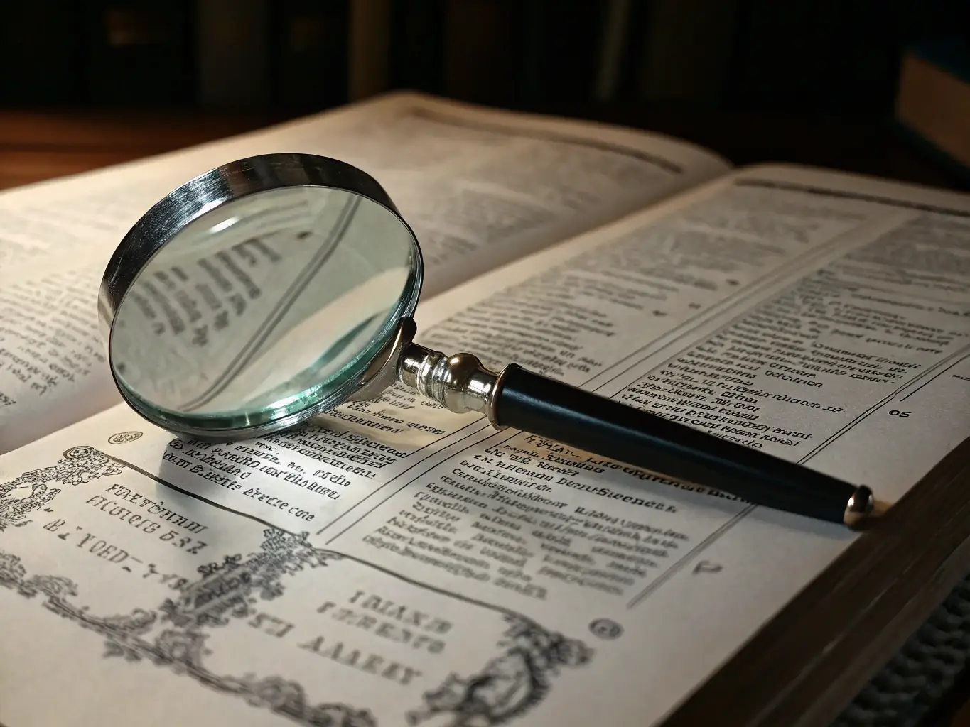 An image showing a magnifying glass over financial documents, highlighting the importance of detailed financial inspections and audits.